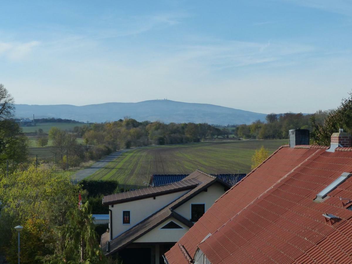 Ferienwohnung Mit Brockenblick Langenstein ภายนอก รูปภาพ