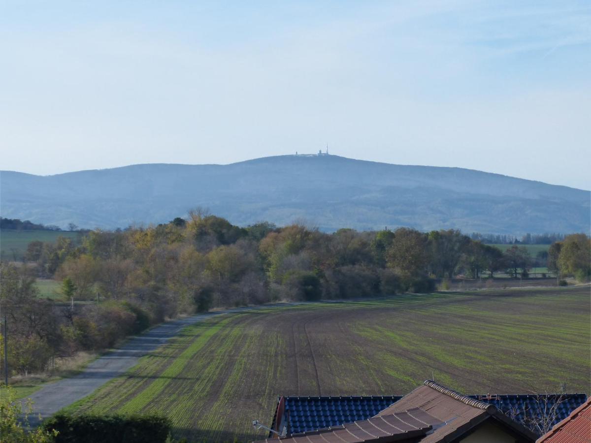 Ferienwohnung Mit Brockenblick Langenstein ภายนอก รูปภาพ